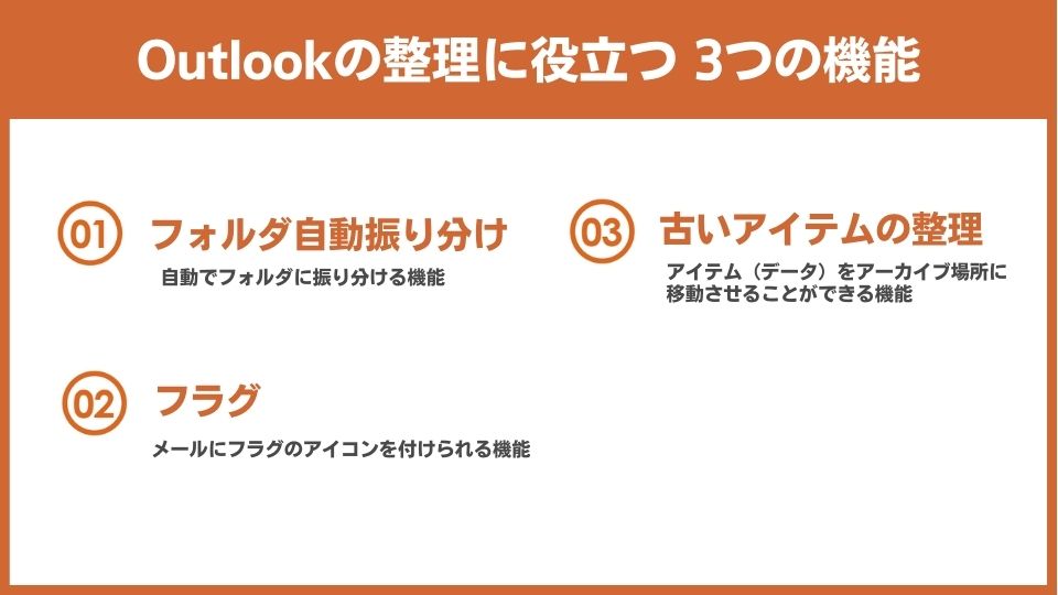 メール_整理_Outlookの整理に役立つ3つの機能